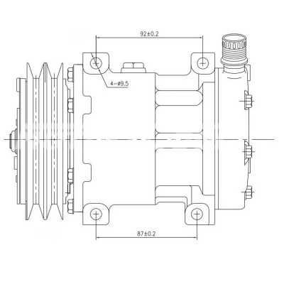 Компрессор RC-U0840Ш MOTORCOOL